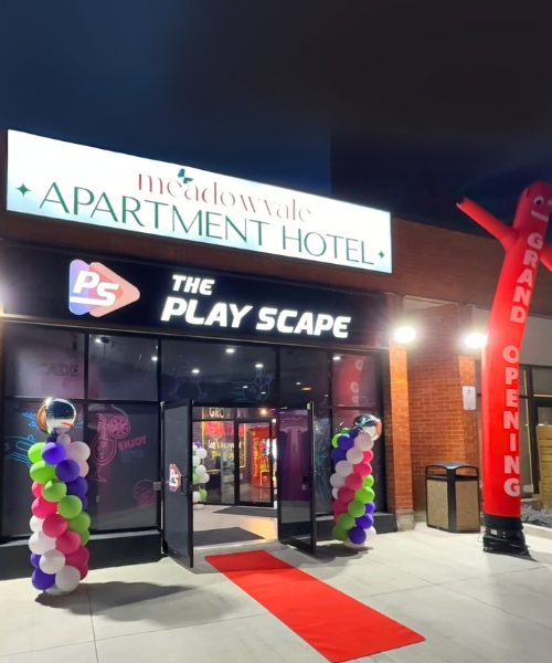 Kids celebrating birthdays at The Play Scape Scarborough arcade zone | bowling | bowling near me | food near me open now | places to eat near me | eateries near me