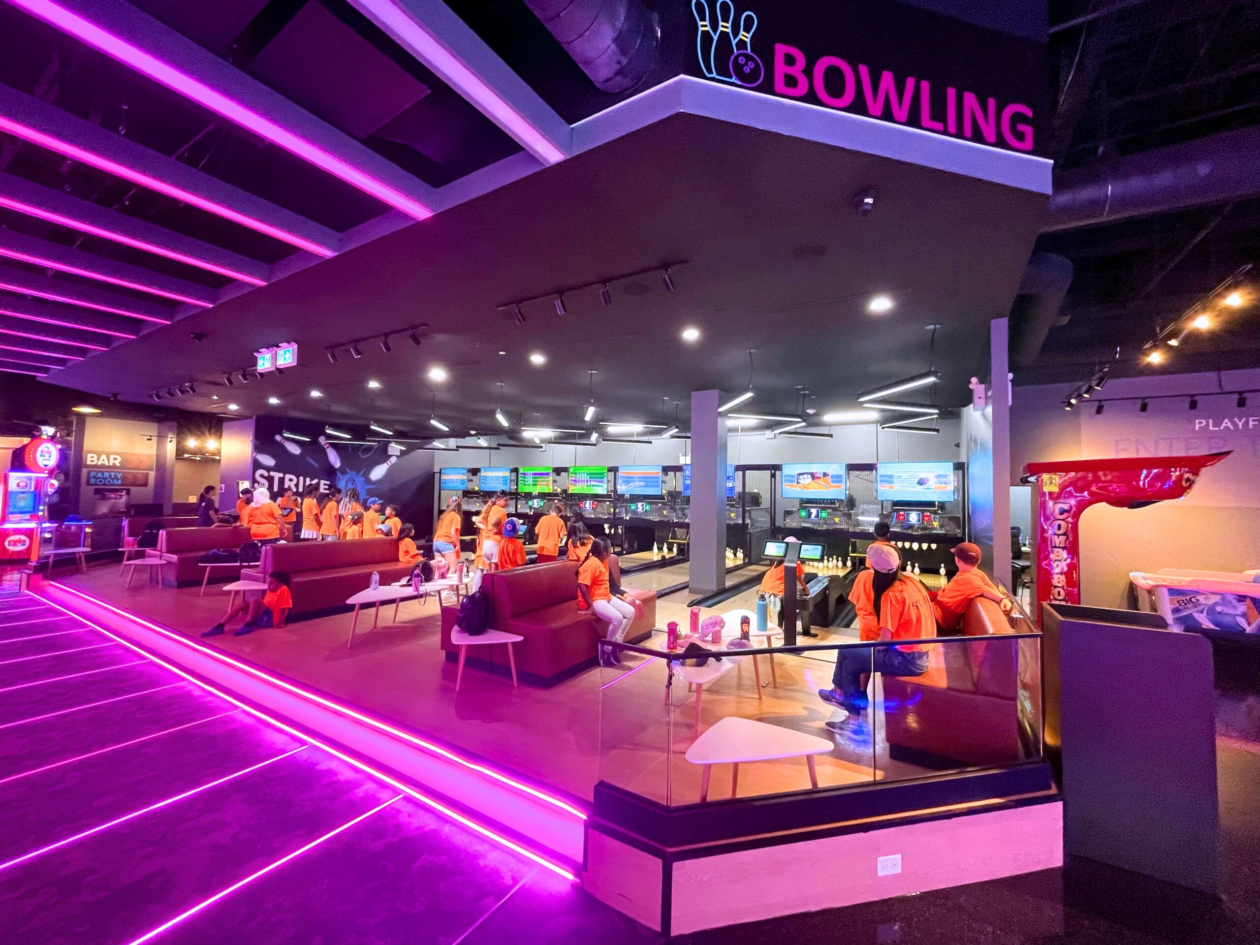 bowling alley near me | bowling alley |something to do near me | arcade GTA | breakout game GTA | claw machine arcade game
