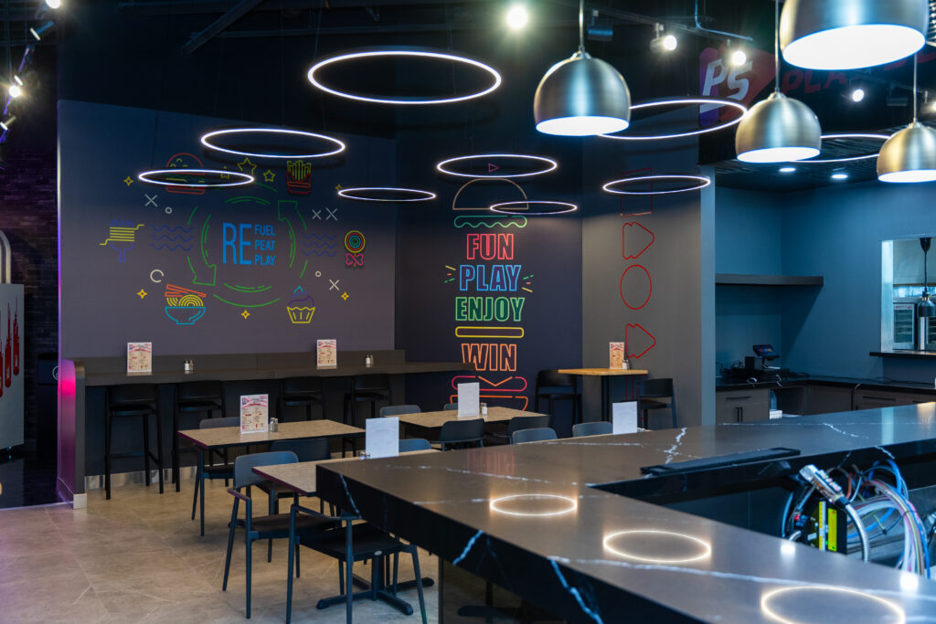 Weekend family entertainment and dining at an indoor playground in the GTA